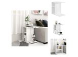 Vidaxl Tavolino Bianco 50X30X50 Cm In Materiale Ligneo - Tavolini