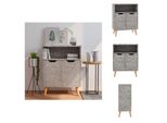 Vidaxl Credenza Grigio Cemento 60X30X72 Cm In Legno - Credenze
