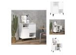 Vidaxl Credenza Bianca Lucida 60X35X70 Cm In Legno - Credenze