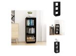 Vidaxl Libreria/Divisorio Nero 40X35X103 Cm In Legno Di Pino Massiccio - Librerie E Scaffalature