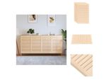 Vidaxl Ante Dell'armadio A Persiana 4 Pezzi 99,3X59,4 Cm In Legno Massiccio - Ante Dell'armadio