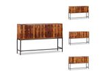 Vidaxl Credenza In Legno Massiccio 120 X 30 X 80 Cm - Credenze