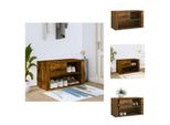 Vidaxl Scarpiera In Rovere Fumé 80X35X45 Cm Materiale A Base Di Legno - Scarpiere E Armadietti