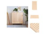 Vidaxl Ante Dell'armadio A Doghe Design 2 Pezzi 99,3X49,4 Legno Di Pino Massiccio - Ante Dell'armadio