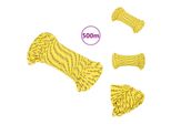 Vidaxl Corda Da Barca Gialla 5 Mm 500 M In Polipropilene - Corde