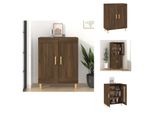 Vidaxl Credenza Marrone Effetto Rovere 69,5X34X90 Cm Materiale Legno - Credenze