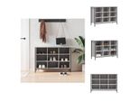 Vidaxl Portascarpe Grigio Sonoma 100X35X70 Cm In Legno - Portascarpe E Armadietti