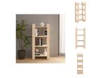 Vidaxl Libreria/Divisorio 60X35X125 Cm In Legno Massiccio - Librerie E Scaffali