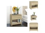 Vidaxl Comodino Rovere Sonoma 40X30X39 Cm Materiale Legno - Comodini