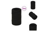 Vidaxl Corda Da Lavoro Nera 2 Mm 25 M In Poliestere - Corde