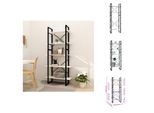 Vidaxl Libreria 5 Scomparti Bianca 80X30X175 Cm In Legno - Librerie E Scaffalature