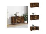 Vidaxl Credenza Rovere Fumé 100X36X60 Cm Materiale A Base Di Legno - Credenze