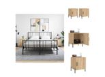Vidaxl Comodini 2 Pezzi Rovere Sonoma 40X40X50 Cm Materiale A Base Di Legno - Comodini