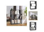 Vidaxl Libreria/Divisorio Grigio 80X25X101 Cm In Legno Di Pino Massiccio - Librerie E Scaffali