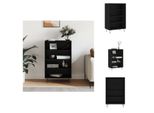 Vidaxl Credenza Nera 57X35X90 Cm In Materiale Ligneo - Credenze