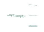 Vidaxl Mensole Galleggianti 2 Pz. Vetro 70X10 Cm 8 Mm - Mensole A Muro