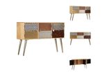 Vidaxl Credenza 120 X 30 X 75 Cm In Legno Massiccio Mango - Credenze