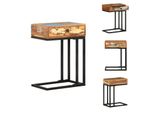 Vidaxl Tavolino A U 45X30X61 Cm Legno Massiccio Riciclato - Tavolini