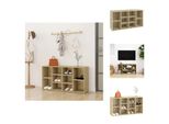 Vidaxl Panca Per Scarpe In Rovere Sonoma 103X30X54,5 Cm In Legno - Scarpiere E Armadietti