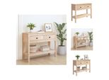 Vidaxl Consolle 100X35X75 Cm In Legno Di Pino Massiccio - Tavolini