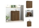 Vidaxl Credenza Marrone Effetto Rovere 60X30X75 Cm Materiale Legno - Credenze