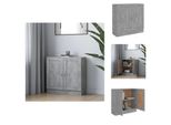 Vidaxl Libreria Grigio Cemento 82,5X30,5X80 Cm In Legno - Librerie E Scaffalature