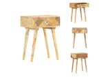 Vidaxl Comodino 43×30×58 Cm In Legno Massiccio Di Mango - Comodini