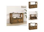 Vidaxl Credenza Rovere Fumé 80X30X60 Cm Materiale Legno - Credenze