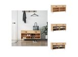 Vidaxl Panca Per Scarpe In Rovere Sonoma 102X35X55 Cm Materiale A Base Di Legno - Scarpiere E Armadietti