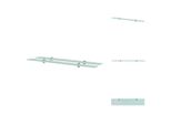 Vidaxl Mensole Galleggianti 2 Pz. Vetro 100X20 Cm 8 Mm - Mensole A Muro