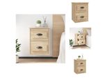 Vidaxl Comodino A Parete Rovere Sonoma 41,5X36X53 Cm - Comodini