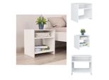 Vidaxl Comodino Bianco 40X30X40 Cm Materiale Legno - Comodini