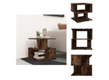 Vidaxl Tavolino In Rovere Affumicato 40X40X40 Cm Materiale A Base Di Legno - Tavolini