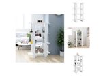 Vidaxl Libreria/Divisorio Bianco 80X30X123,5 Cm - Librerie E Scaffalature