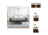 Vidaxl Comodini 2 Pezzi Effetto Rovere Marrone 34X35,5X50Cm Materiale Legno - Comodini