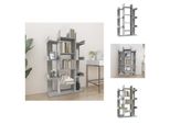 Vidaxl Libreria Grigio Sonoma 86X25,5X140 Cm Materiale A Base Di Legno - Librerie E Librerie