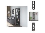 Vidaxl Libreria/Divisorio Grigio 40X35X167 Cm In Legno Di Pino Massiccio - Librerie E Scaffalature