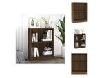 Vidaxl Libreria Marrone Effetto Rovere 60X24X74,5 Cm Materiale A Base Di Legno - Librerie E Scaffali