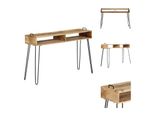 Vidaxl Consolle In Legno Massiccio Di Mango 115 X 35 X 76 Cm - Tavoli Laterali