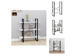 Vidaxl Libreria Bianca 100X30X105 Cm Materiale A Base Di Legno - Librerie E Scaffalature