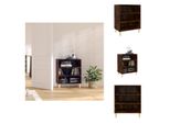 Vidaxl Credenza Rovere Fumé 57X35X70 Cm Materiale Legno - Credenze