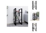 Vidaxl Libreria 2 Scomparti Grigio Cemento 40X30X70 Cm In Legno - Librerie E Scaffalature