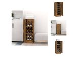 Vidaxl Portascarpe In Rovere Affumicato 32X35X92 Cm In Legno - Portascarpe E Armadietti