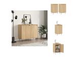 Vidaxl Credenze 2 Pezzi Rovere Sonoma 40X35X70 Cm Materiale A Base Di Legno - Credenze