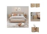 Vidaxl Comodini A Parete 2 Pezzi Rovere Sonoma 50X30X47 Cm - Comodini