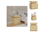 Vidaxl Comodino Rovere Sonoma 45X35X52 Cm Materiale Legno - Comodini
