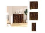 Vidaxl Credenza Rovere Fumé 80X36X75 Cm Materiale Legno - Credenze