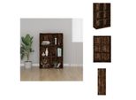 Vidaxl Libreria/Seduta In Rovere Affumicato 66X30X98 Cm Materiale A Base Di Legno - Librerie E Scaffalature