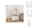 Vidaxl Credenza Bianca 80X40X121 Cm Materiale A Base Di Legno - Credenze