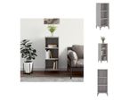 Vidaxl Credenza Grigio Sonoma 34,5X32,5X90 Cm Materiale A Base Di Legno - Credenze